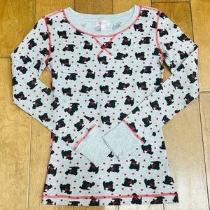 🐕‍🦺Scottie Dog Thermal Y2K Long Sleeve Shirt Small NWOT
